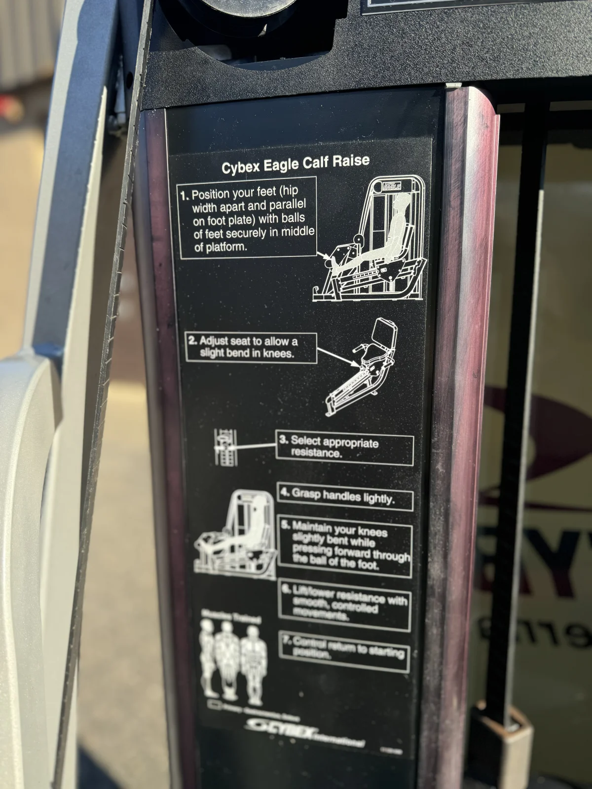 Cybex Eagle Horizonstal Calf Raise – photo 2